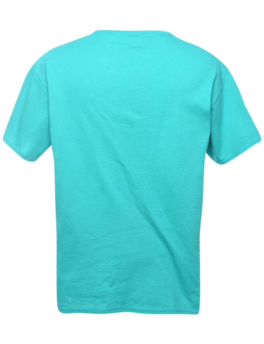 2000s Bloomsday Printed T-shirt - L