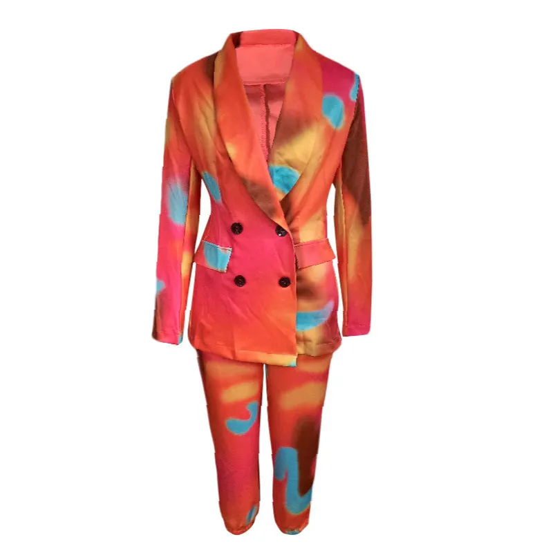 2pcs Wholesale Casual Printing Suit Sets