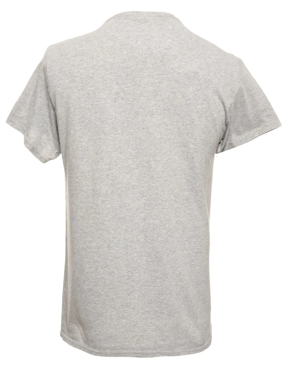 Bayfield Printed Grey T-shirt - L