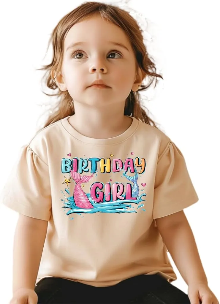 Birthday Girls Shirt - Toddler It's My Birthday T-Shirt for Baby Girls - Happy Cotton Tee for Kids