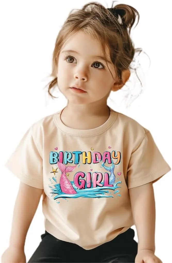 Birthday Girls Shirt - Toddler It's My Birthday T-Shirt for Baby Girls - Happy Cotton Tee for Kids