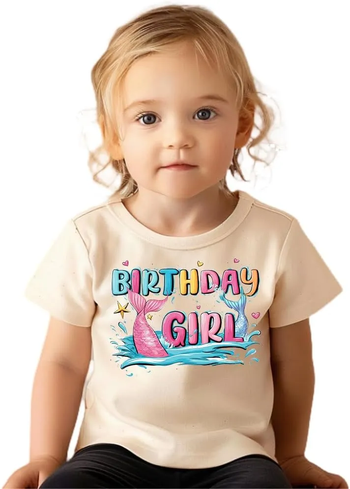 Birthday Girls Shirt - Toddler It's My Birthday T-Shirt for Baby Girls - Happy Cotton Tee for Kids