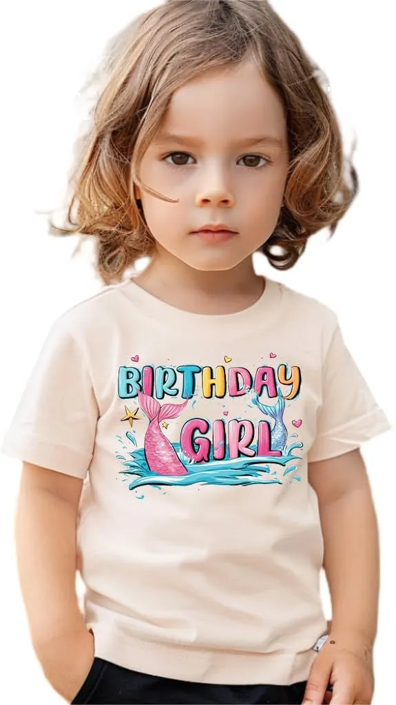 Birthday Girls Shirt - Toddler It's My Birthday T-Shirt for Baby Girls - Happy Cotton Tee for Kids