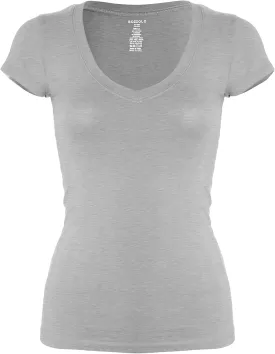 Bozzolo Women's Plain Basic V Neck Short Sleeve Cotton T-Shirts