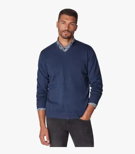 Casa Moda V-Neck Sweater 144 - Dark Blue