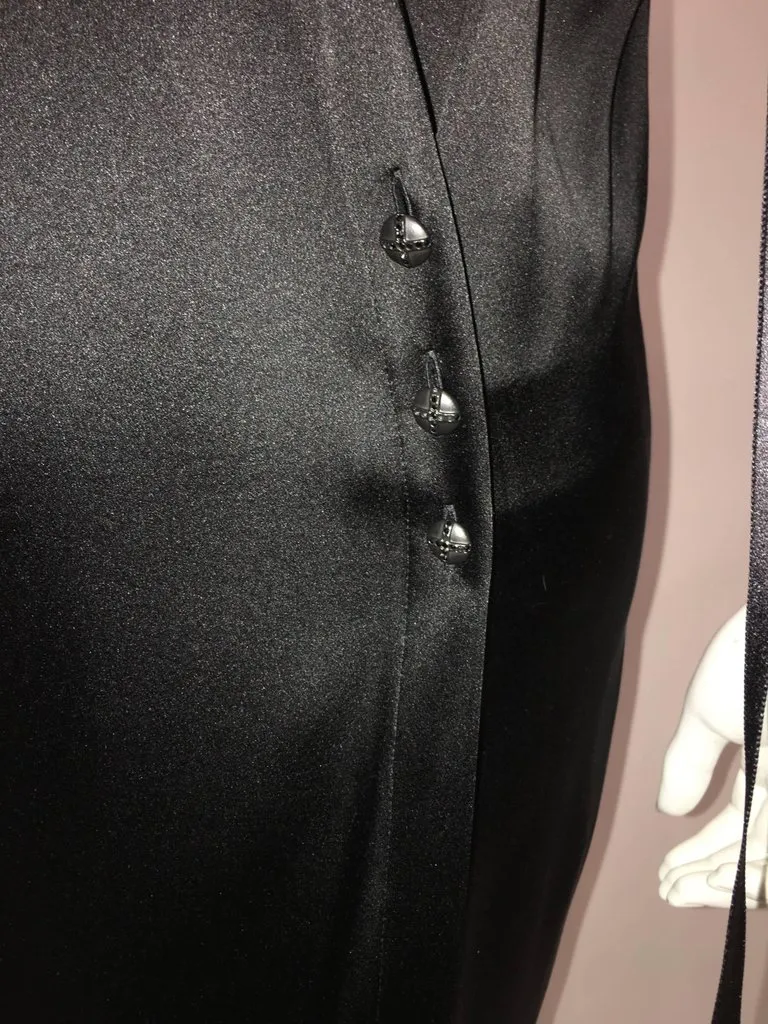 Chanel Black Silk Dress