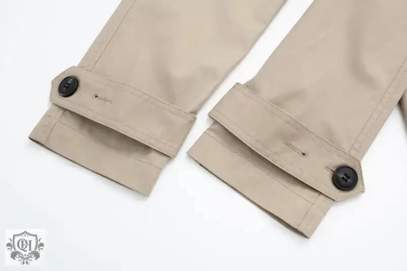 Collared Double Breasted Trench Coat