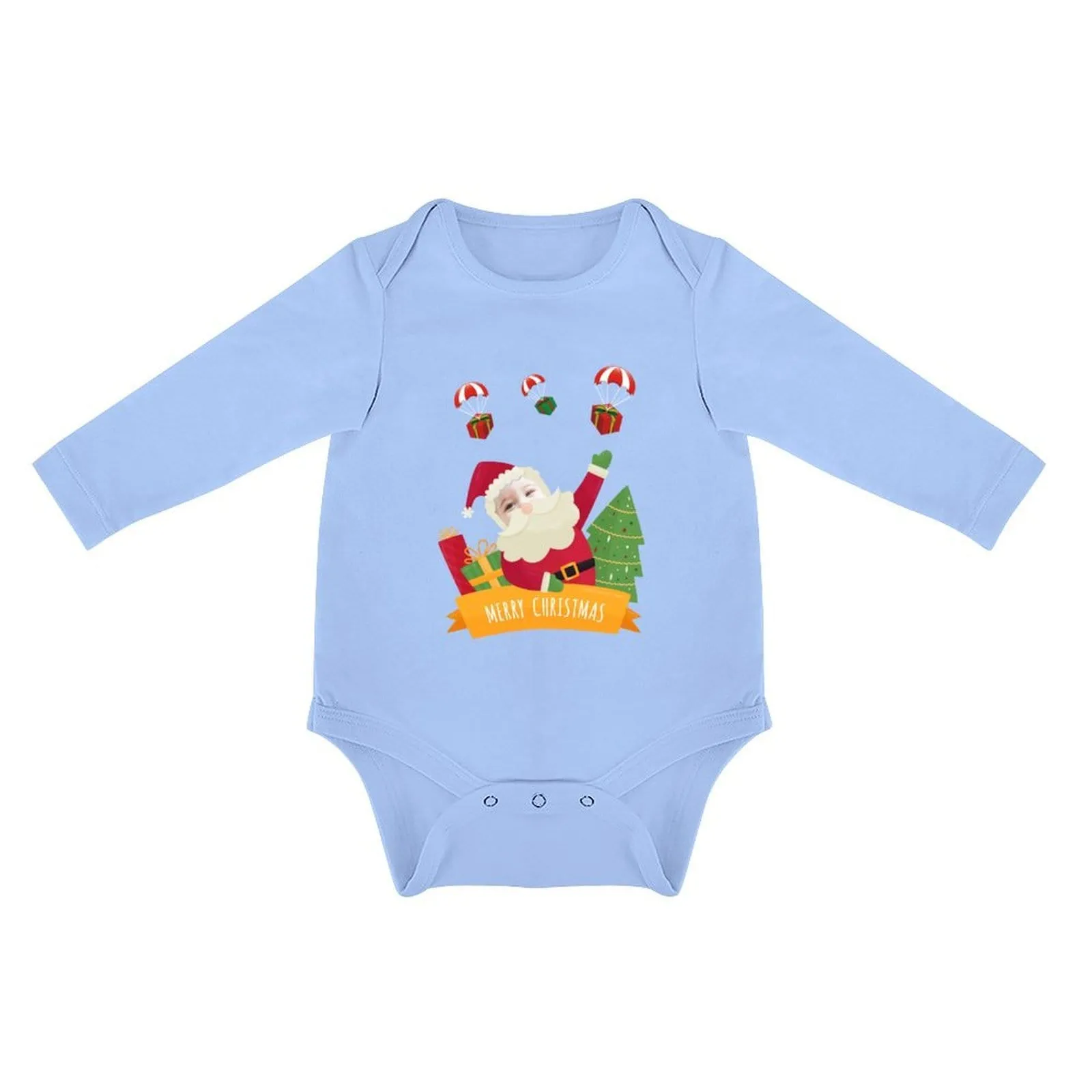 Custom Face Angel Infant Bodysuit One Piece Jumpsuit Personalized Long Sleeve Rompers Baby Clothes