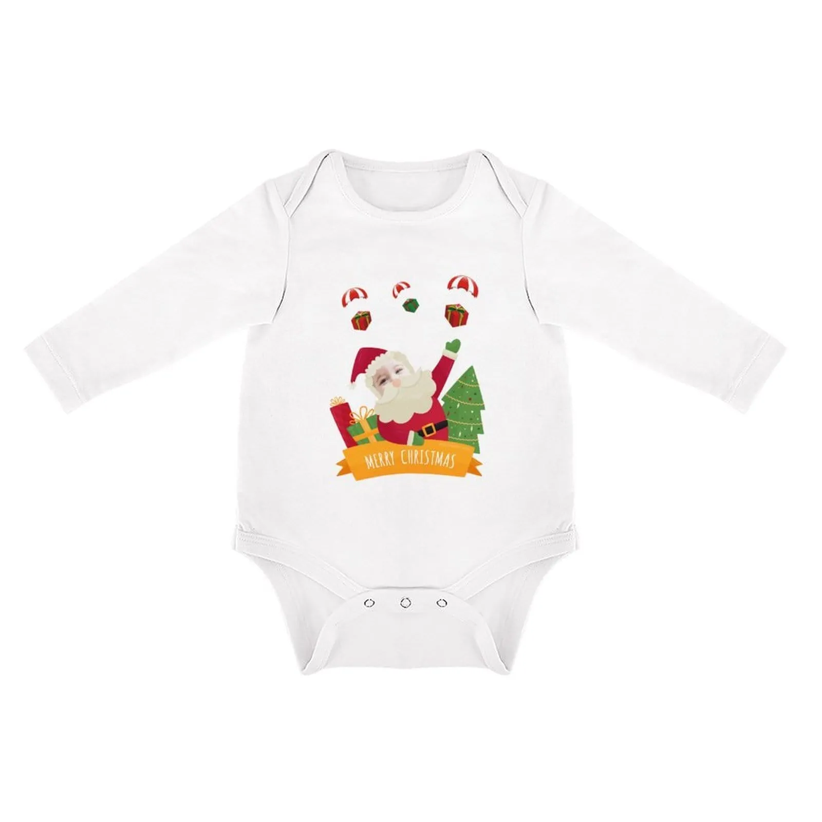 Custom Face Angel Infant Bodysuit One Piece Jumpsuit Personalized Long Sleeve Rompers Baby Clothes