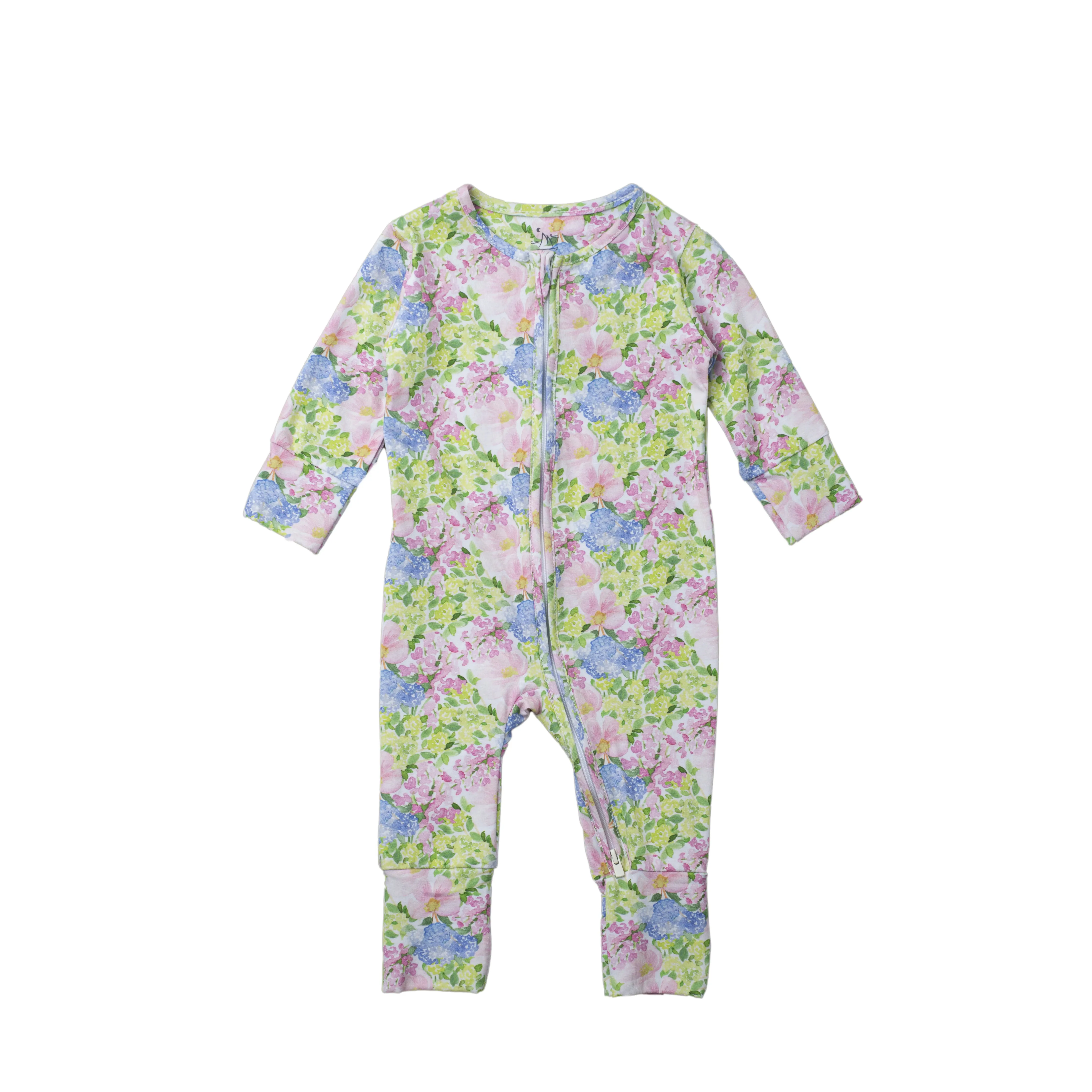 Double Zip One-Piece PJ - Amagansett Bouquet