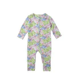 Double Zip One-Piece PJ - Amagansett Bouquet