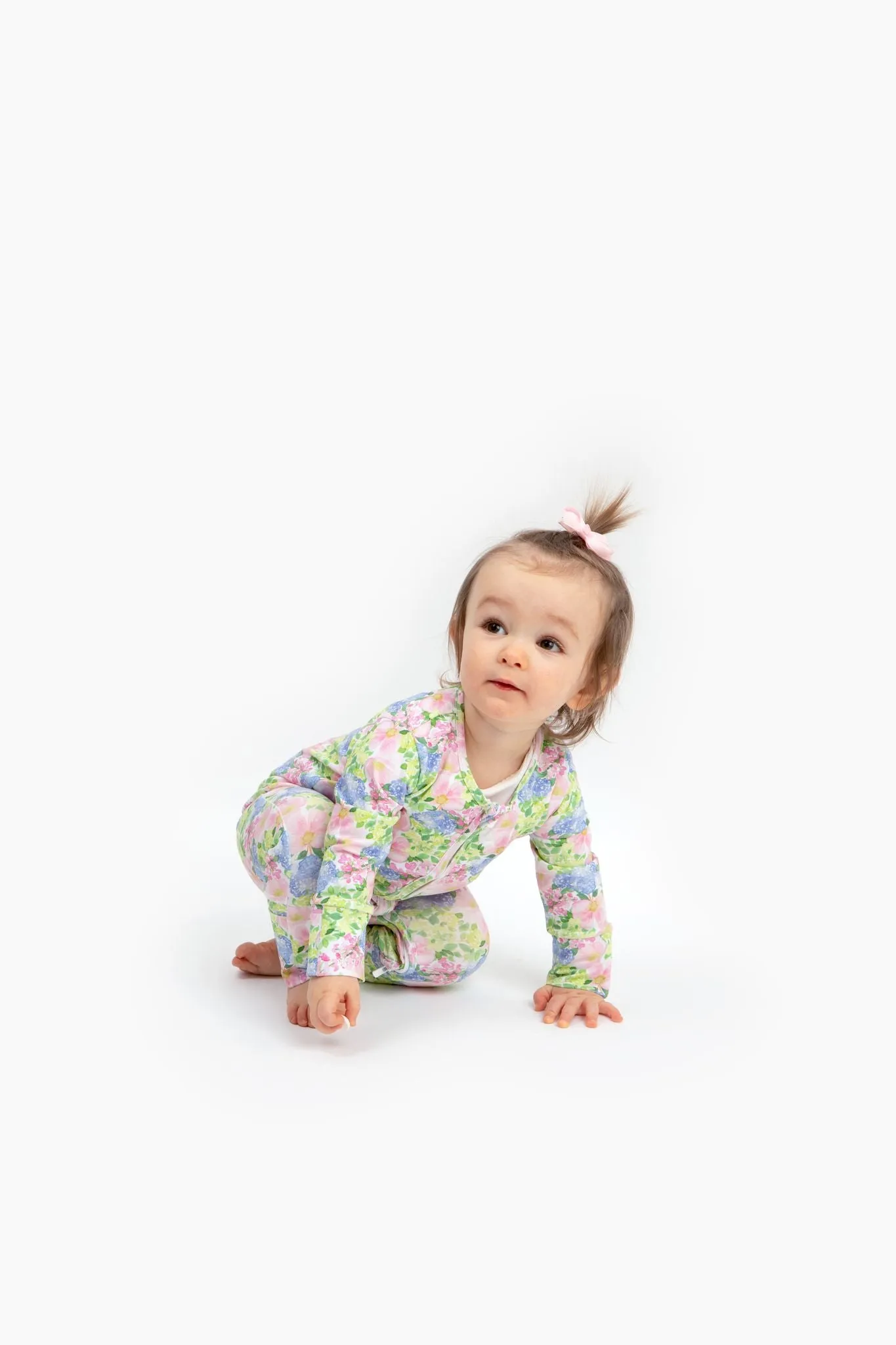 Double Zip One-Piece PJ - Amagansett Bouquet