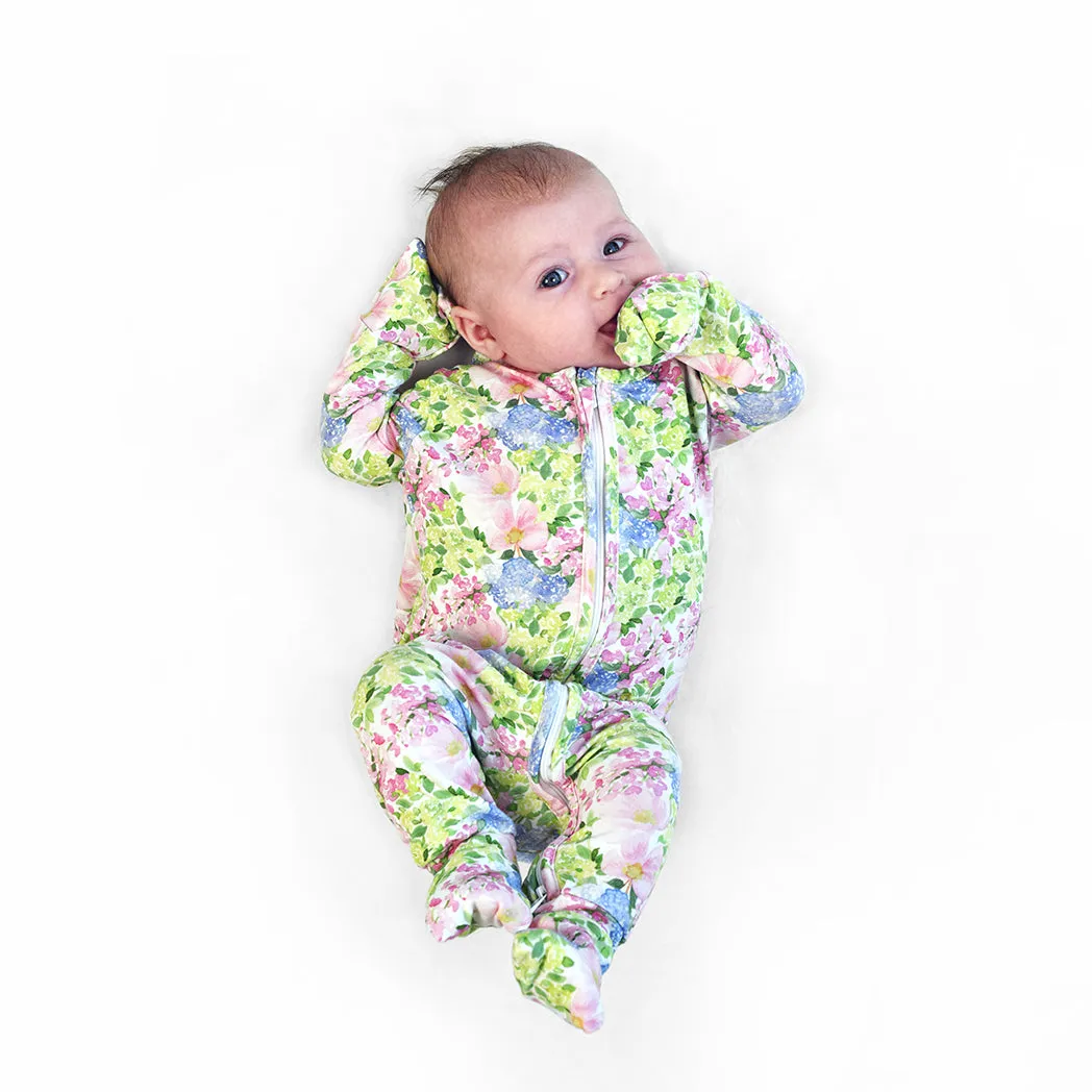Double Zip One-Piece PJ - Amagansett Bouquet