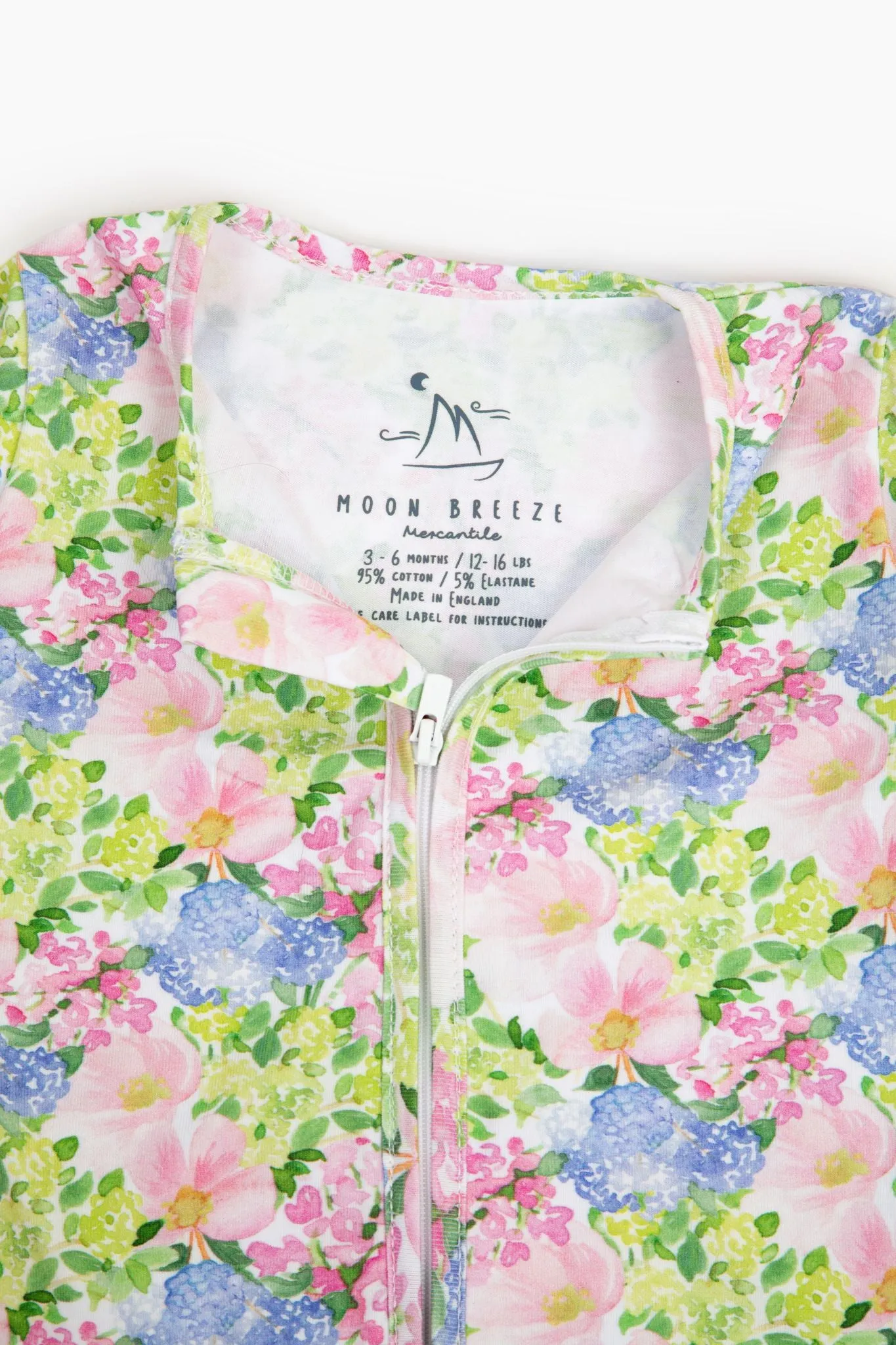 Double Zip One-Piece PJ - Amagansett Bouquet