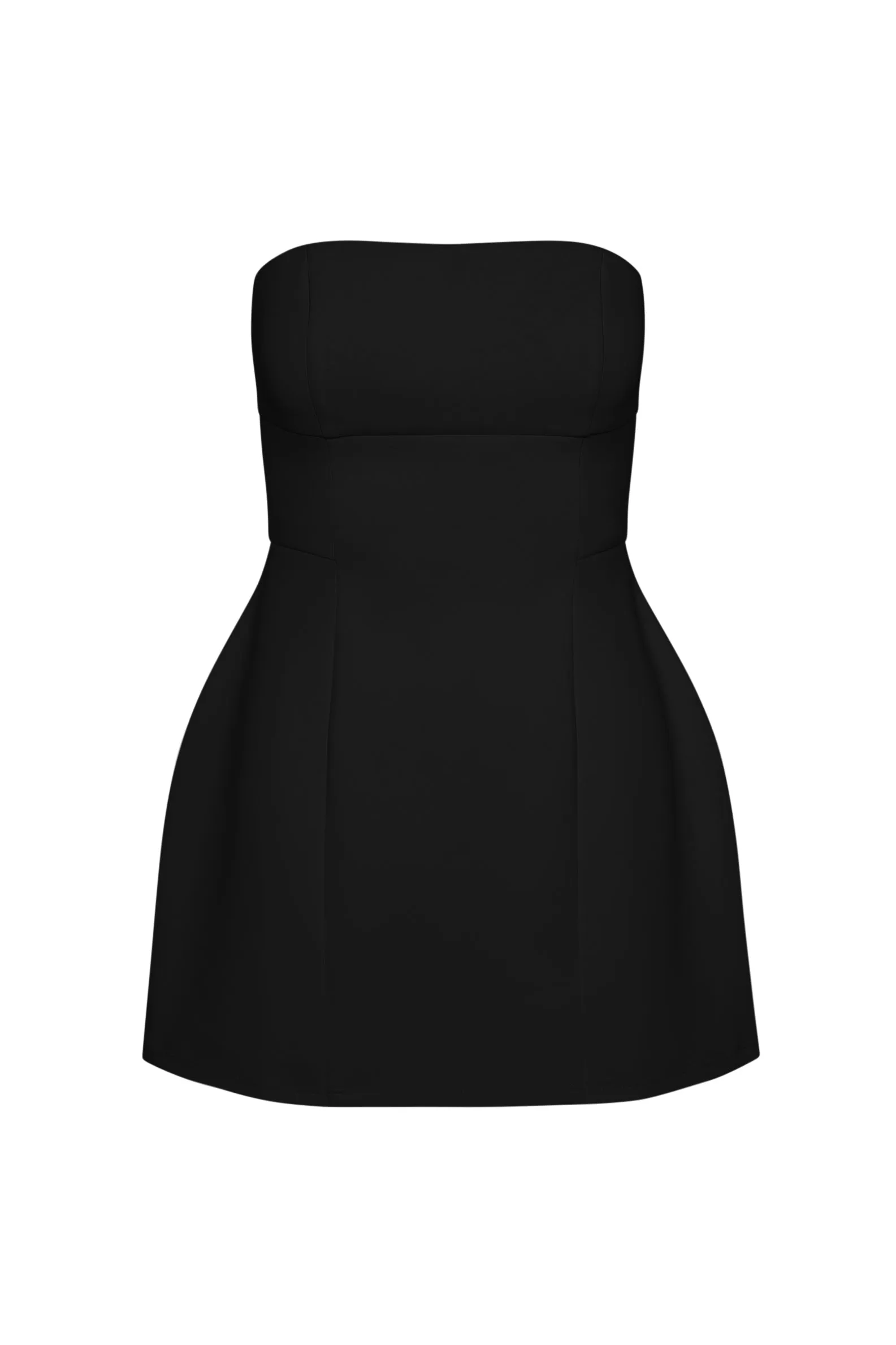 Eres Strapless Bustier Mini Dress - Black
