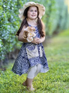 Free Spirit Hi Lo Pocket Tunic And Legging Set