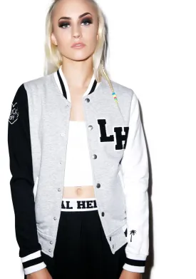 I Don't Care Baseball Jacket