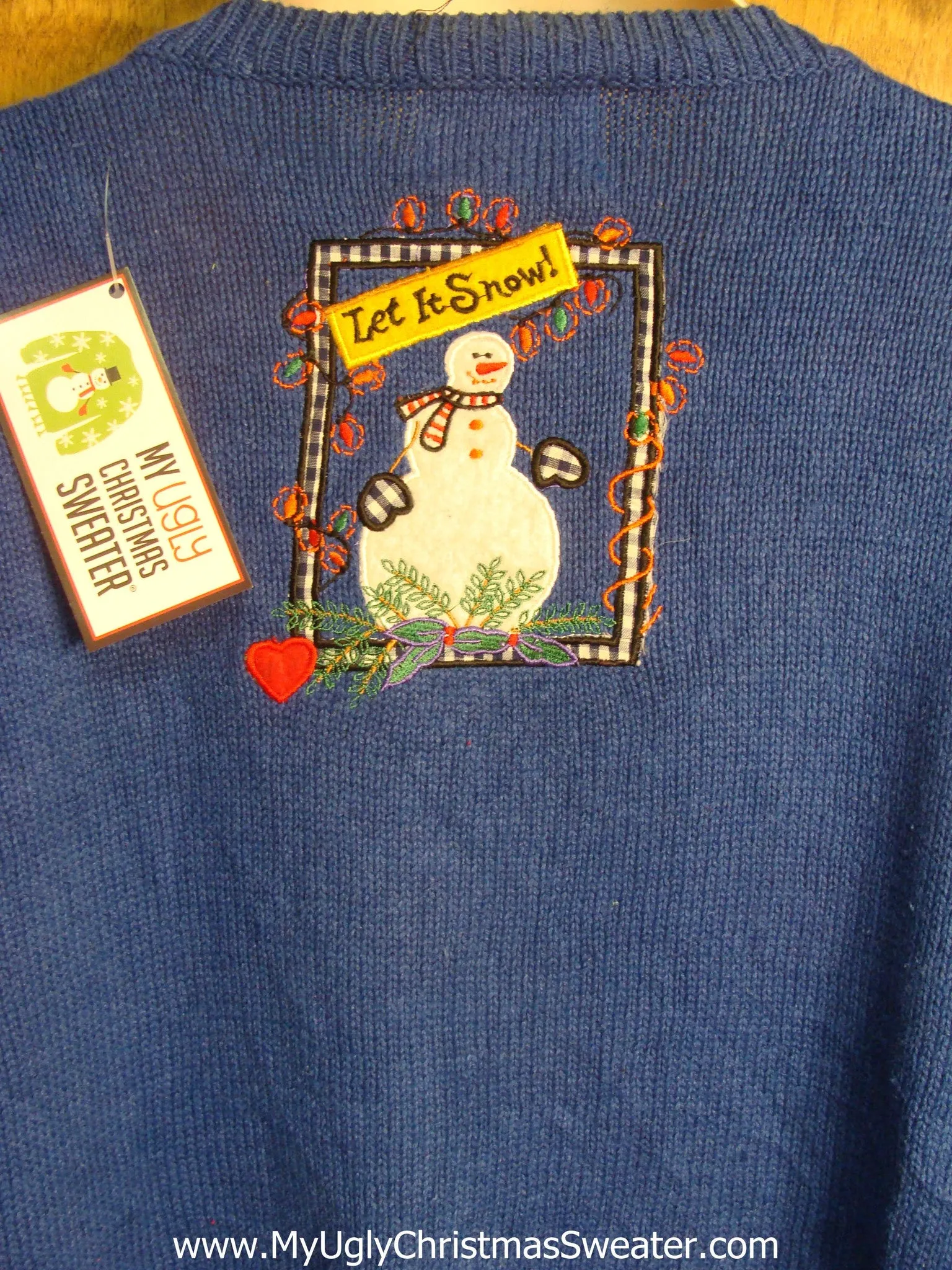 Let It Snow Snowmen Ugly Christmas Sweater