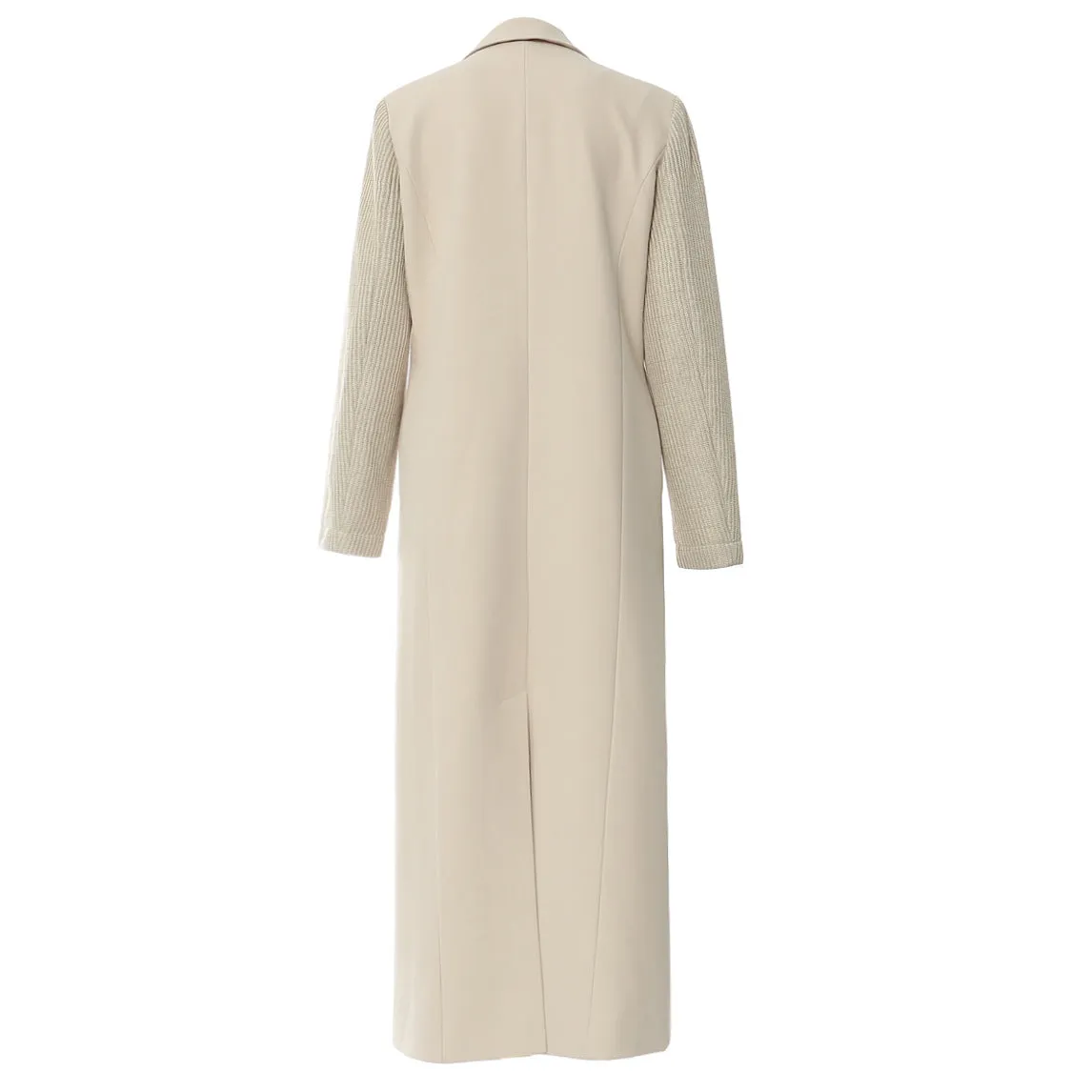 Loose Patchwork High Street Mid Length Trench Coat