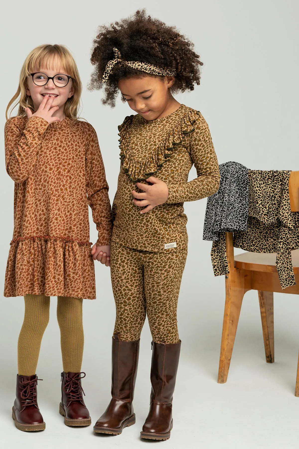 MarMar Copenhagen Leo Girls Legging - Brown