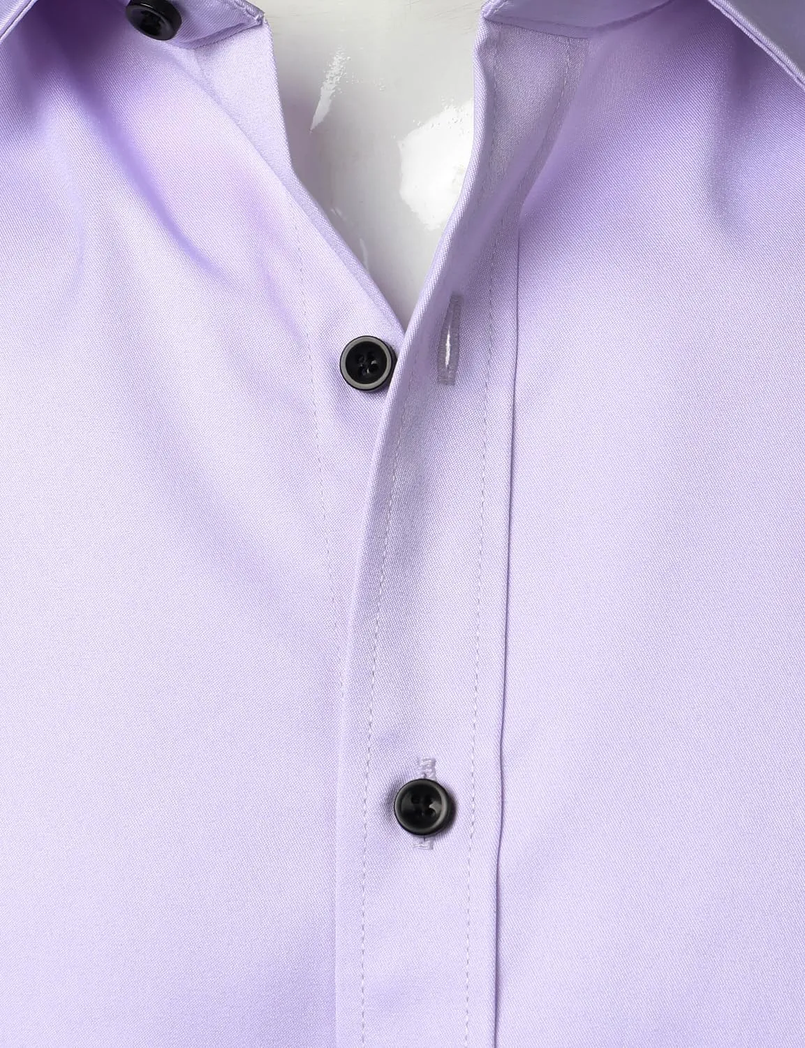 Men's Stretch Wrinkle Free Dress Shirts Formal Wedding Prom Short Sleeve Slim Fit Button Down Shirt
