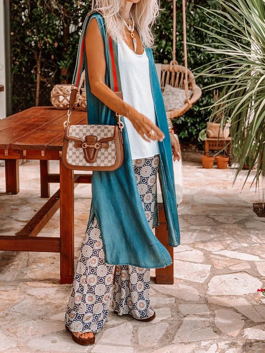 Pure Color Fashion Casual Ladies Three-Piece Suit