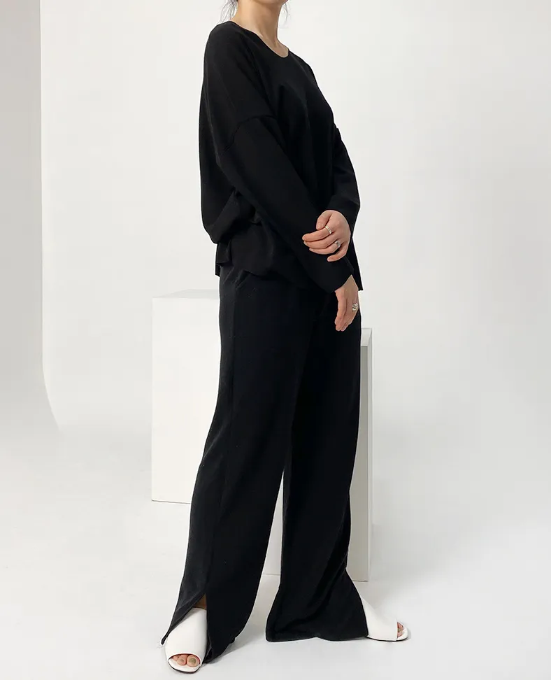 SIDE SLIT PANTS