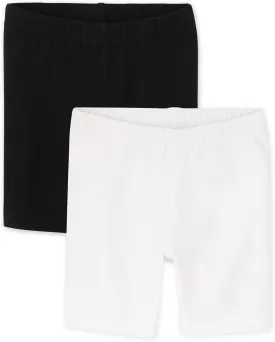 The Children's Place Baby Girls' and Toddler Solid Bike Shorts
