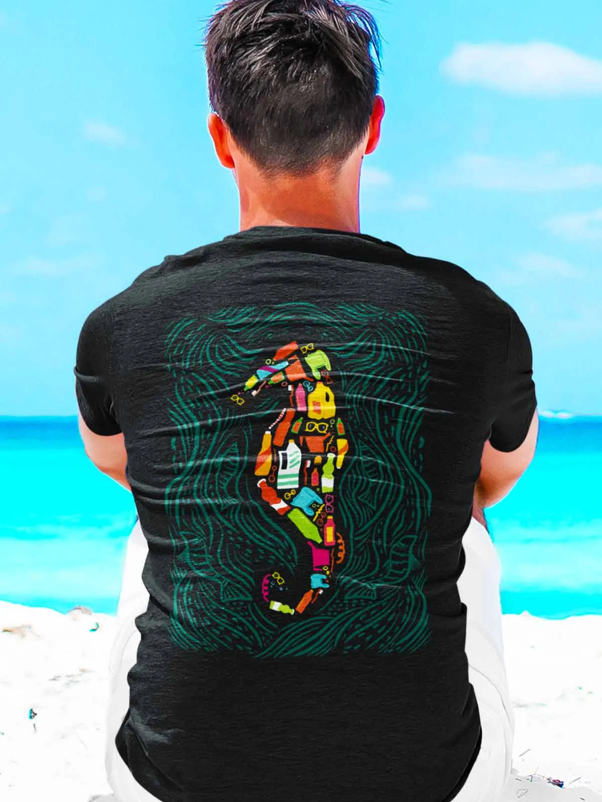 The Green Hero | Backprint T shirt