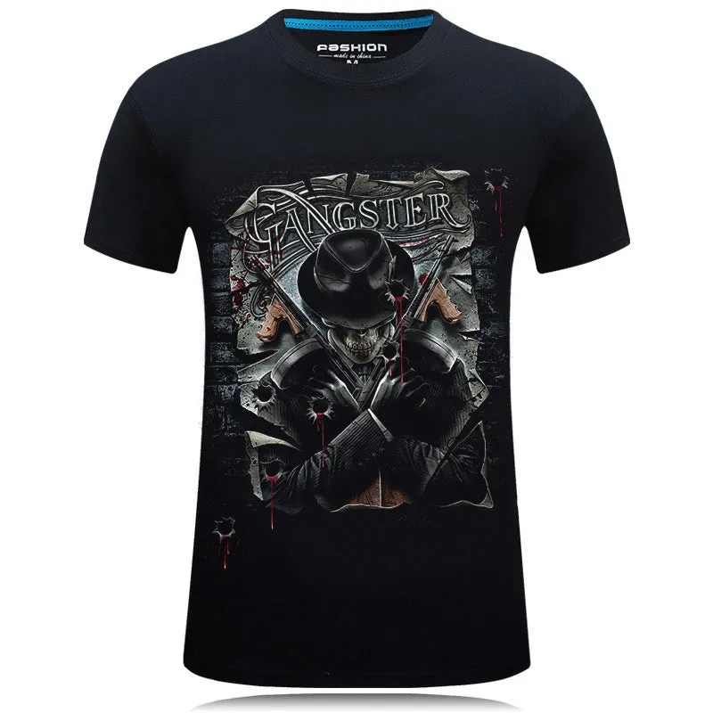 Trendy 3D Design T-Shirt For Men - GlamzLife