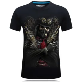 Trendy 3D Design T-Shirt For Men - GlamzLife