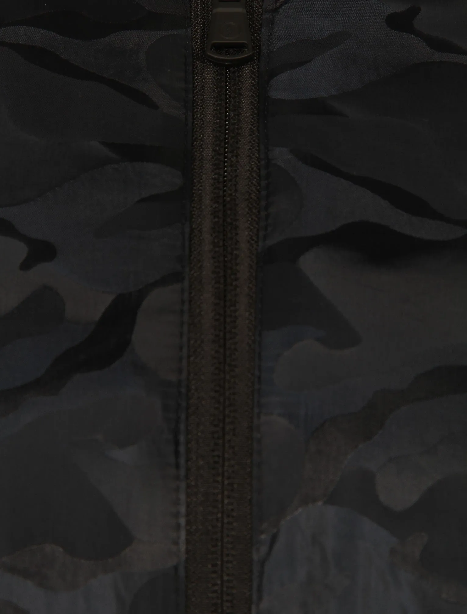 Valence Camo Jacquard Bomber Jacket In Navy - Dissident