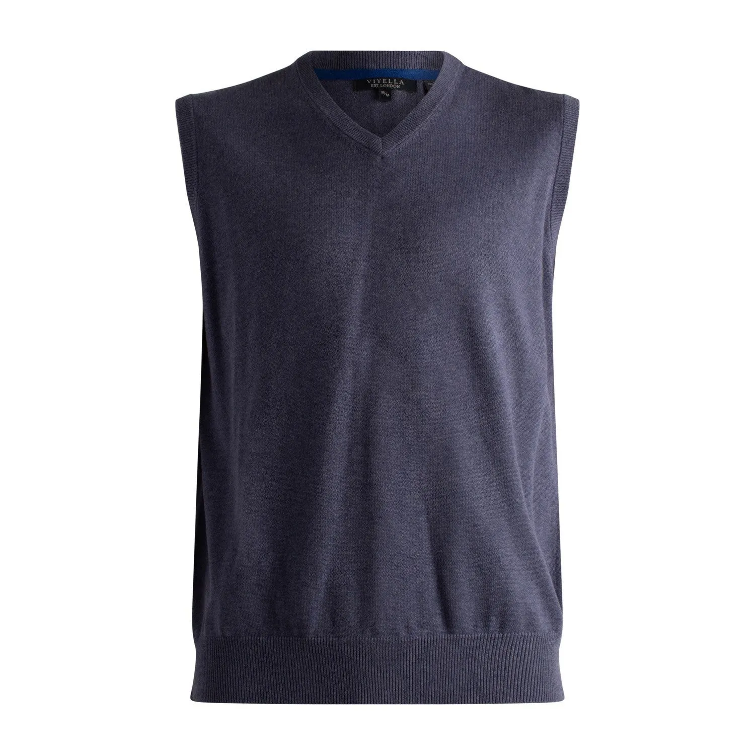 Viyella Silk Blend Sleeveless V-Neck Sweater
