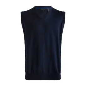 Viyella Silk Blend Sleeveless V-Neck Sweater