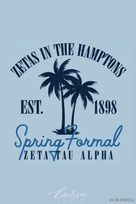 Zeta Tau Alpha Francis Marion University Semi-Formal T-Shirt
